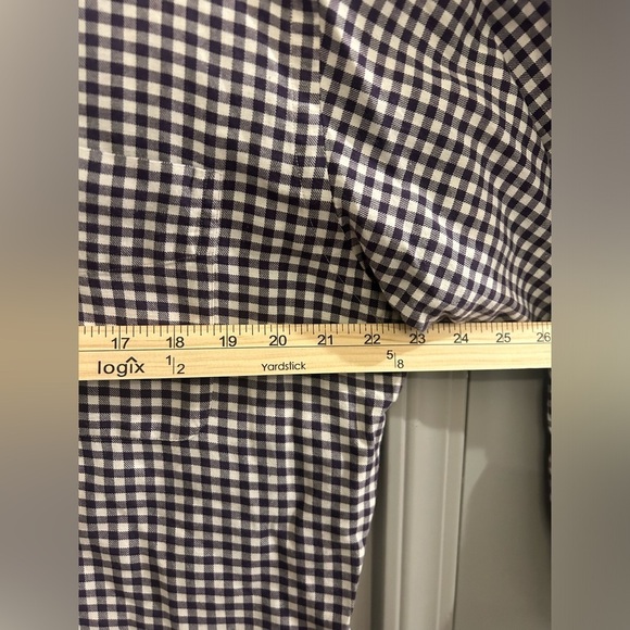 Ralph Lauren Blake Long Sleeve Button Down Mens Medium Gingham Wool Purple White - Picture 5 of 7